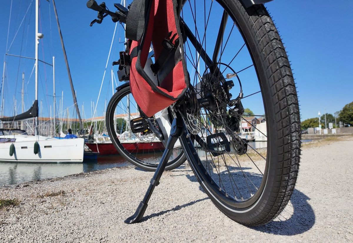Seitlicher hinterer Sattel für das Fahrrad Ursus