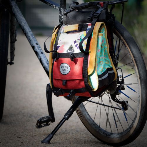 Bicycle rack for school backpack