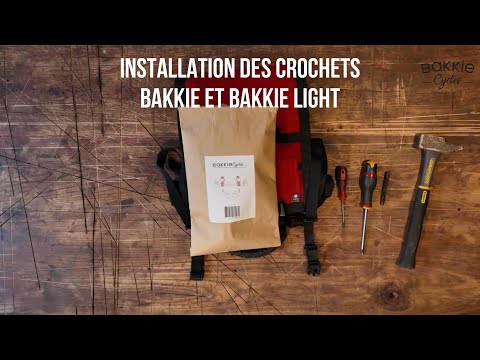 Crochets de fixation au porte-bagage pour sacoches vélo Bakkie et Bakkie Light
