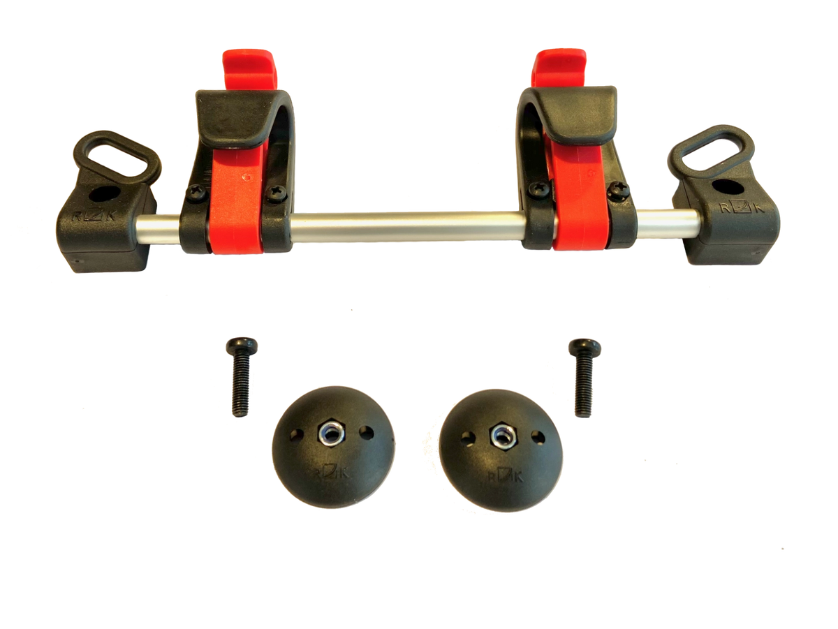 Ganchos de fijación al portaequipajes para alforjas de bicicleta Bakkie y Bakkie Light
