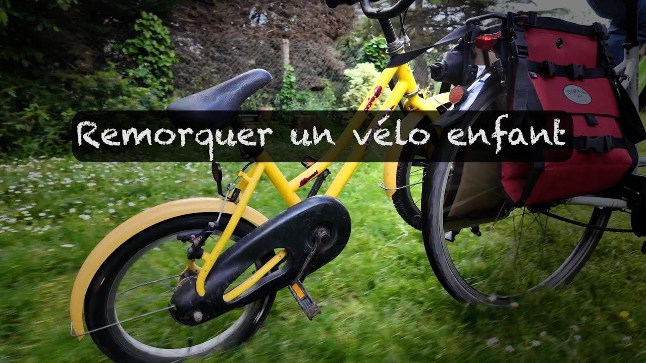 Comment remorquer un vélo enfant à vélo ?