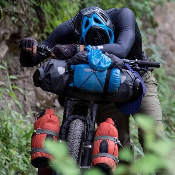 Professionele elastische fietsriem Fixplus Nano spanband voor bikepacking