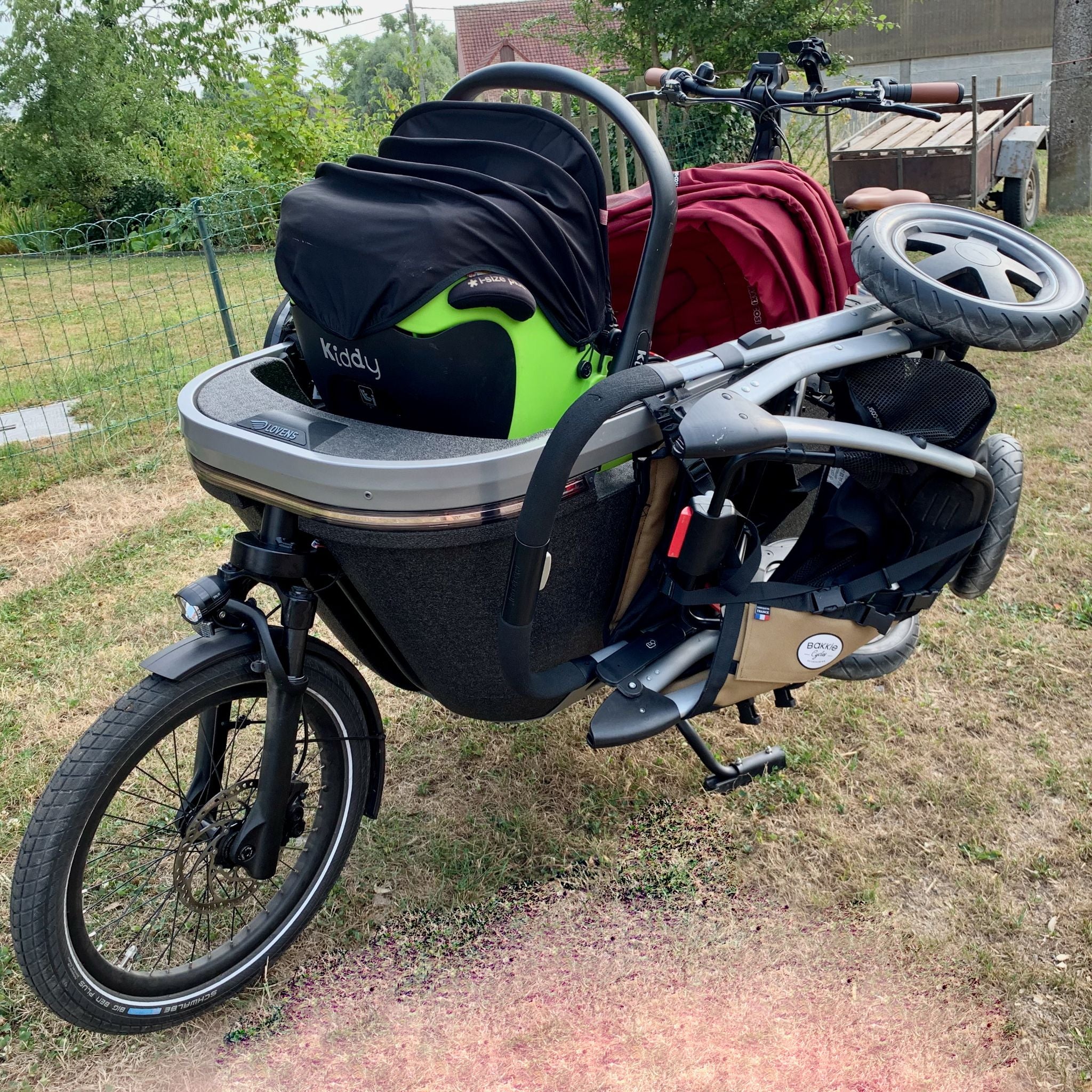 Kinderwagen voor fiets Bakkie