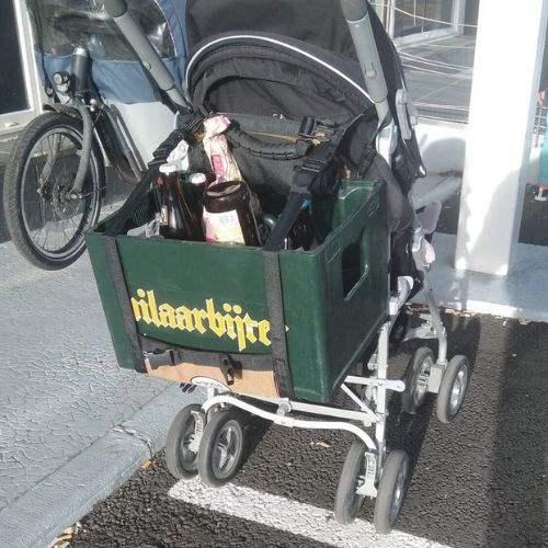 Tas voor fiets en kinderwagen